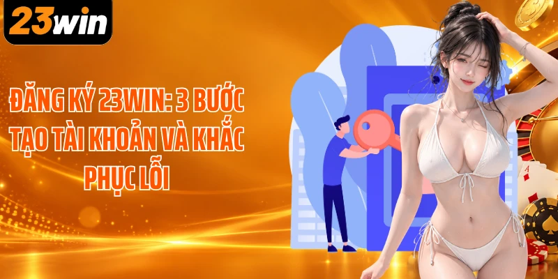 Đăng Ký 23WIN: 3 Bước Tạo Tài Khoản Và Khắc Phục Lỗi