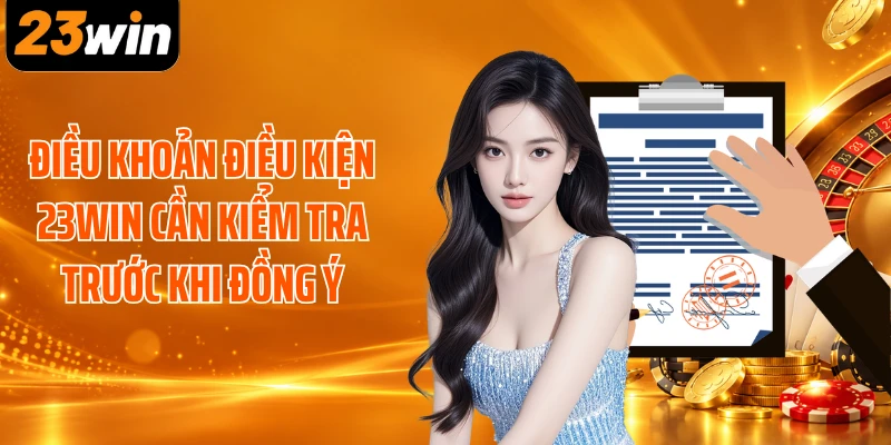 Điều khoản điều kiện 23WIN cần kiểm tra trước khi đồng ý